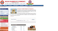 Desktop Screenshot of delhichamber.in