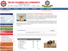 Tablet Screenshot of delhichamber.in